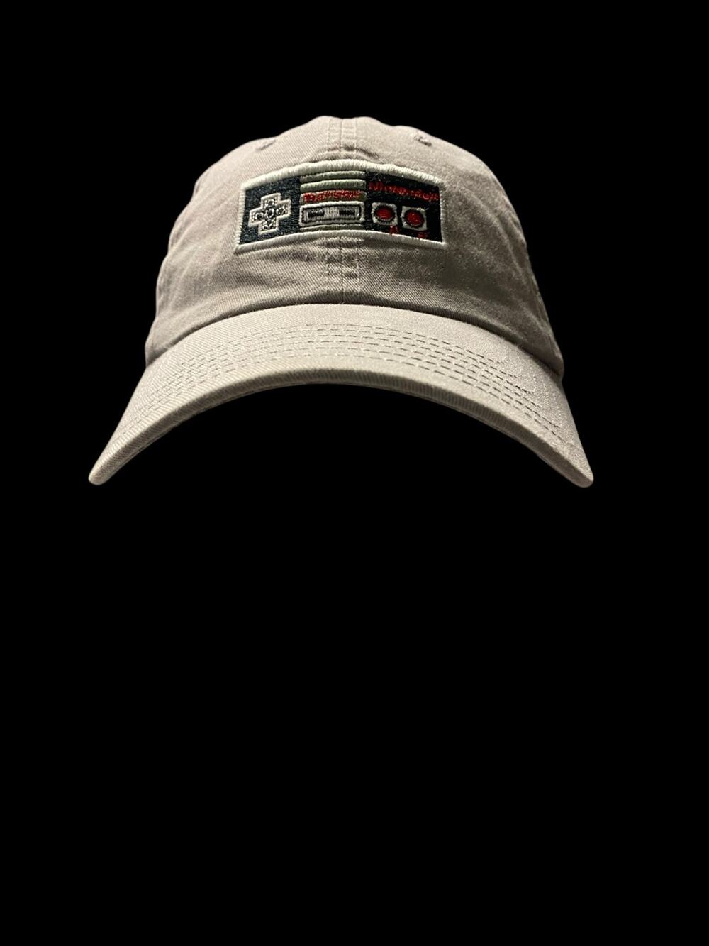 Nintendo NES Controller NES Gray Strapback Hat Cap Vintage